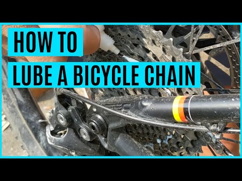 HOW TO LUBE A BICYCLE CHAIN CORRECTLY