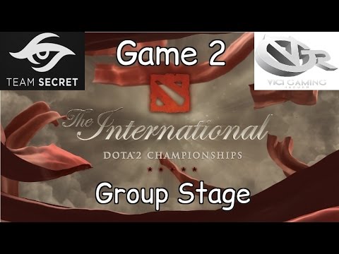 Secret vs VG.R - Game 2 - TI6 Group Stage - Highlights