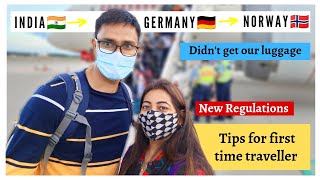 Moving to Norway 🇳🇴 | New Beginning | India to Norway via Germany Travel with Tips @SukanyaBiswas