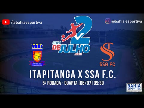COPA 2 DE JULHO SUB-15 I ITAPITANGA 2X4 SSA F.C I JOGO COMPLETO COM IMAGENS