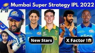 Mumbai Indians Super Strategy for IPL 2022 | MI Strongest Playing 11 IPL 2022 | MI Full Squad 2022