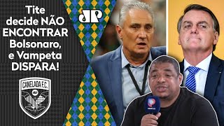 ‘O Tite não vai encontrar o Bolsonaro porque…’: Olha o que Vampeta falou após decisão polêmica