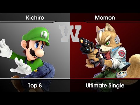 WANTED Road to UFA 2023 Top 8 - Kichiro (Luigi) Vs. Momon (Fox) SSBU Ultimate Tournament