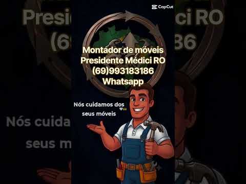 Montador de móveis Presidente Médici RO / Serviço Profissional