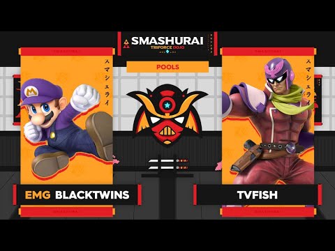 Smashurai: Triforce Dojo - EMG | Blacktwins (Toon Link/Mario) Vs. TVFish (Captain Falcon) Pools