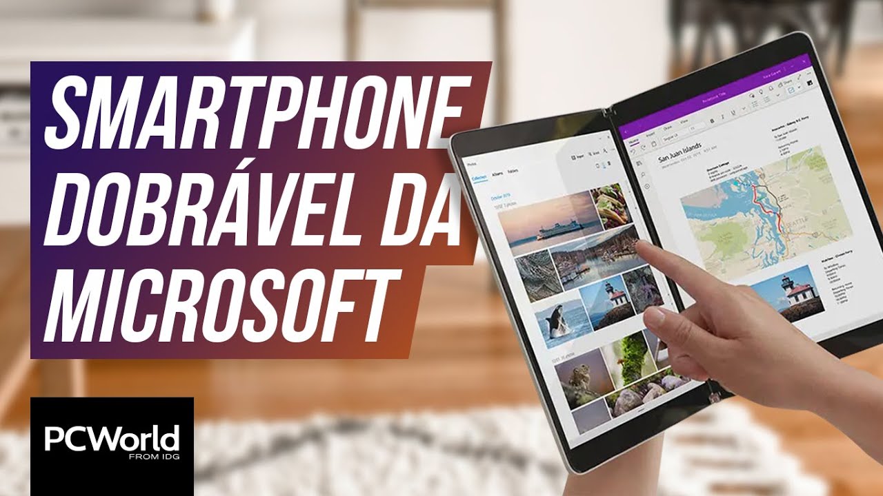 Smartphone dobrável da Microsoft com Android e mais Surfaces