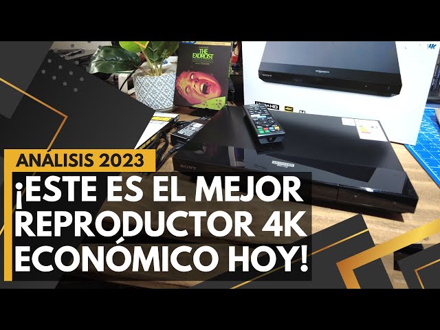 Vídeo relacionado con Sony Reproductor de BLU-Ray UBP-X700 4K Ultra HD: Audio de Alta resolución, HDR10, Dolby Vision, BT.2020, Conversión Ascendente Avanzada, Reproductor Universal, HDMI y SPDIF coaxial, Fácil de Usar