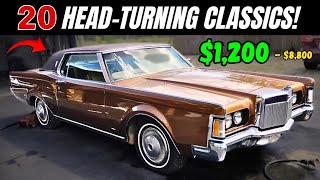 Download the video "20 Classic Cars for Sale – Starting at Just $1,200!"