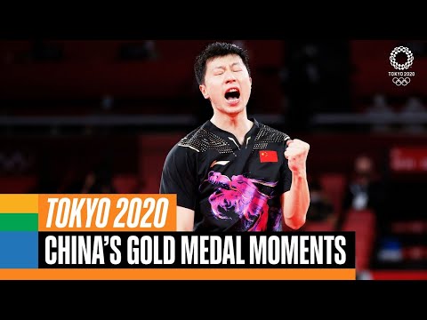 🇨🇳 🥇 China's gold medal moments at #Tokyo2020 | Anthems