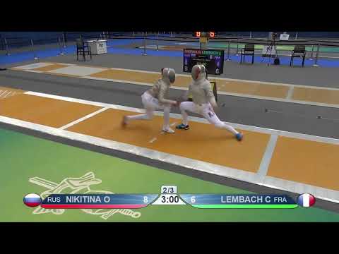 Budapest 2021 SWS - L16 - Nikitina RUS v Lembach FRA