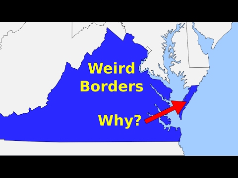 Weird Borders: State Borders of the United States of America