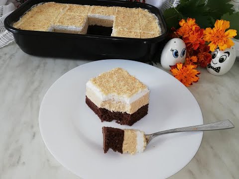 PLAZMA kocke - jednostavan, kremast i preukusan kolač bez kuvanja fila / Kuhinja Sunčane Staze