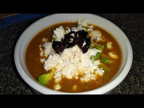 Sopa Tarasca con el DELICIOSO  Sazón de Toñita