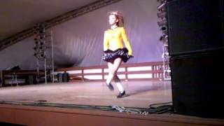 Courtney at night of champions Dublin Irish festival