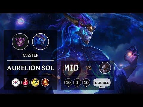 Aurelion Sol Mid vs Orianna - KR Master Patch 9.15