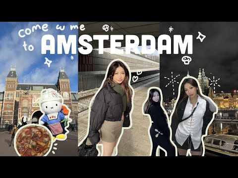 Come w me to Amsterdam🐰🌷: travel vlog, a week in amsterdam