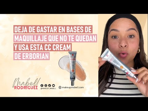 Deja de gastar en bases de maquillaje que no te quedan y usa esta CC cream de @erborianusa2339  .