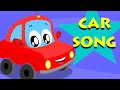 Little Red Car Rhymes - little red car | I'm a little sports car | car song for kids