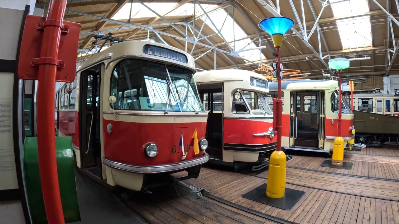 Музей общественного транспорта в Праге / Prague museum of public transport