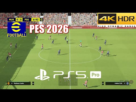 EFootball 2026 PS5 Pro Геймплей нового поколения 4K HDR 60 кадров в секунду