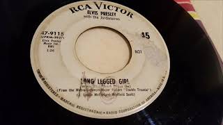 Elvis Presley - Long Legged Girl - 1967 Rock N Roll - RCA 47-9115