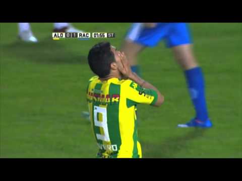 Rivero lo tuvo otra vez. Aldosivi 0 - Racing 1. Fecha 10. Primera División 2016.