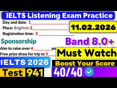 IELTS Listening Practice Test 2026 with Answers | IELTS… - Partner
