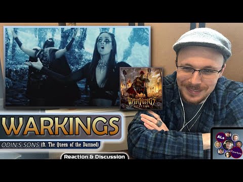 Reaction to...WARKINGS: ODIN'S SONS (ft. The Queen of the Damned) (Music Video) (With Lyrics)