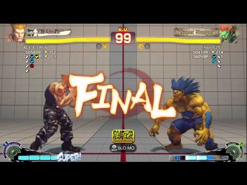 ACE・EIRIN (Guile) vs hero5253 (Blanka) - AE 2012 Match *720p*