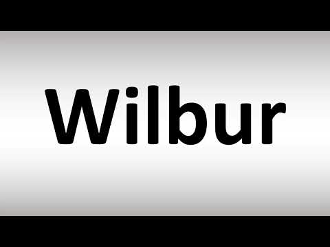 How to Pronounce Wilbur