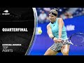 Karolina Muchova | Top Shots vs. Sorana Cirstea | 2023 US Open Quarterfinal