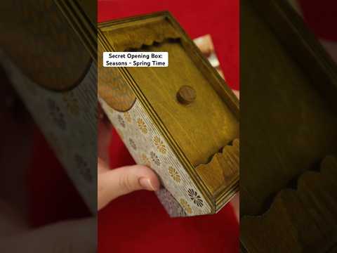 Don’t just give someone cash, give it in a Seasons Spring Time puzzle box. #puzzlesolving