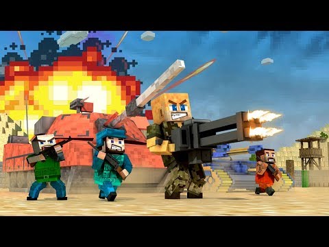 Craft Army Attack 3D Video