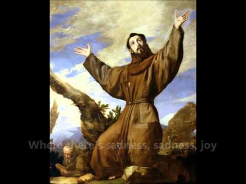 Prayer Of St. Francis (song with lyrics)
