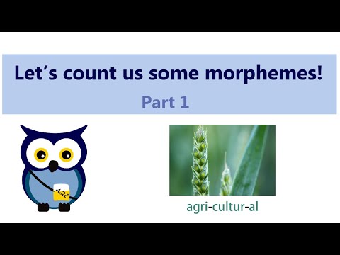 Let's count us some morphemes! (Part 1)