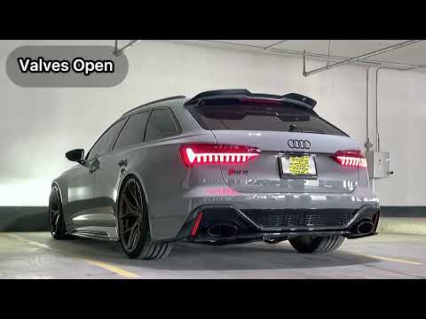 2021 C8 RS6 Avant Stage 2 ECU Tune & RedStar HJS 200 Catted Downpipe & Resonator Delete Sound