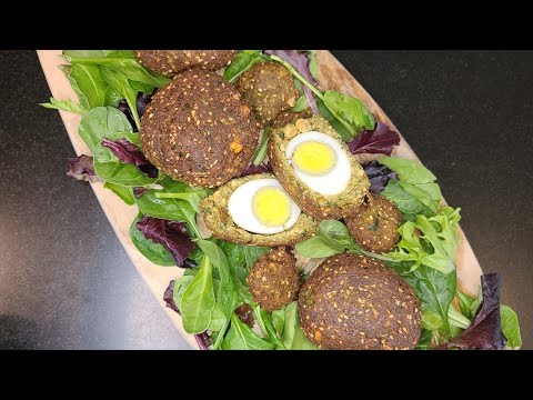 Sudanese Ta3miya (Falafel) Scotch Egg