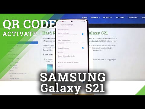 Samsung Galaxy S21 - How to Scan QR Codes?