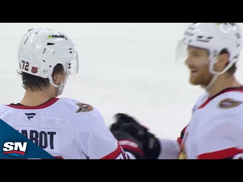 Senators' Thomas Chabot Scores, Forces Feeble Rangers to Make a Goalie Change