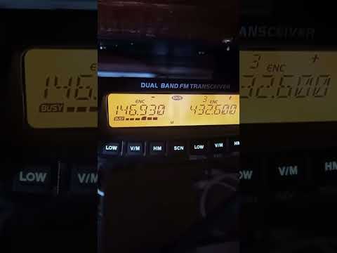 Contacto con la repetidora de Teutonia, Rio Grande do Sul, Brasil.