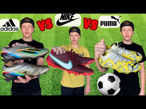 NIKE vs ADIDAS vs PUMA - Pro & Elite Soccer Cleats