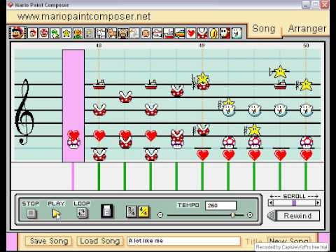 A lot Like Me - The Offspring - Mario Paint Cover video thumbnail