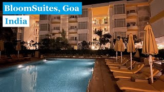 BloomSuites Hotel Calangute Goa, India - Room Tour, Buffet Breakfast, Swimming P