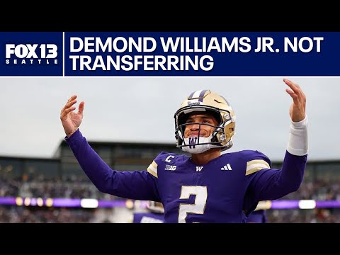 Demond Williams Jr. announces return to UW