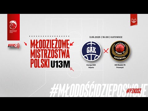 Energa GAK Gdynia - UKS Basket 15 Przemyśl (1/4 MMP U13M)