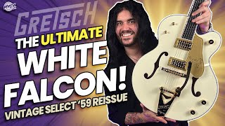 1959 'White Falcon' REISSUED! - The Gretsch G6136T-59 White Falcon Is As Awesome As It Is Beautiful!
