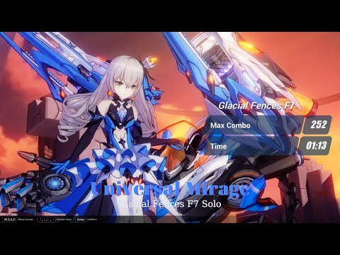 POWERFUL!!! Herrscher of Reason Solo Universal Mirage Glacial Fences F7 (Honkai Impact 3rd)