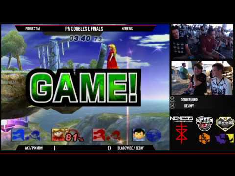 NEMESIS - Aki/Pikmon Vs. Bladewise/Zeddy - Project M Doubles