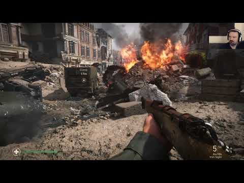Call of Duty: WW II Campaign playthrough pt17 - One-Man Salvation Run