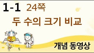 [천재교육] 우등생 해법수학 1-1 개념 강의 (24쪽) 두 수의 크기 비교
